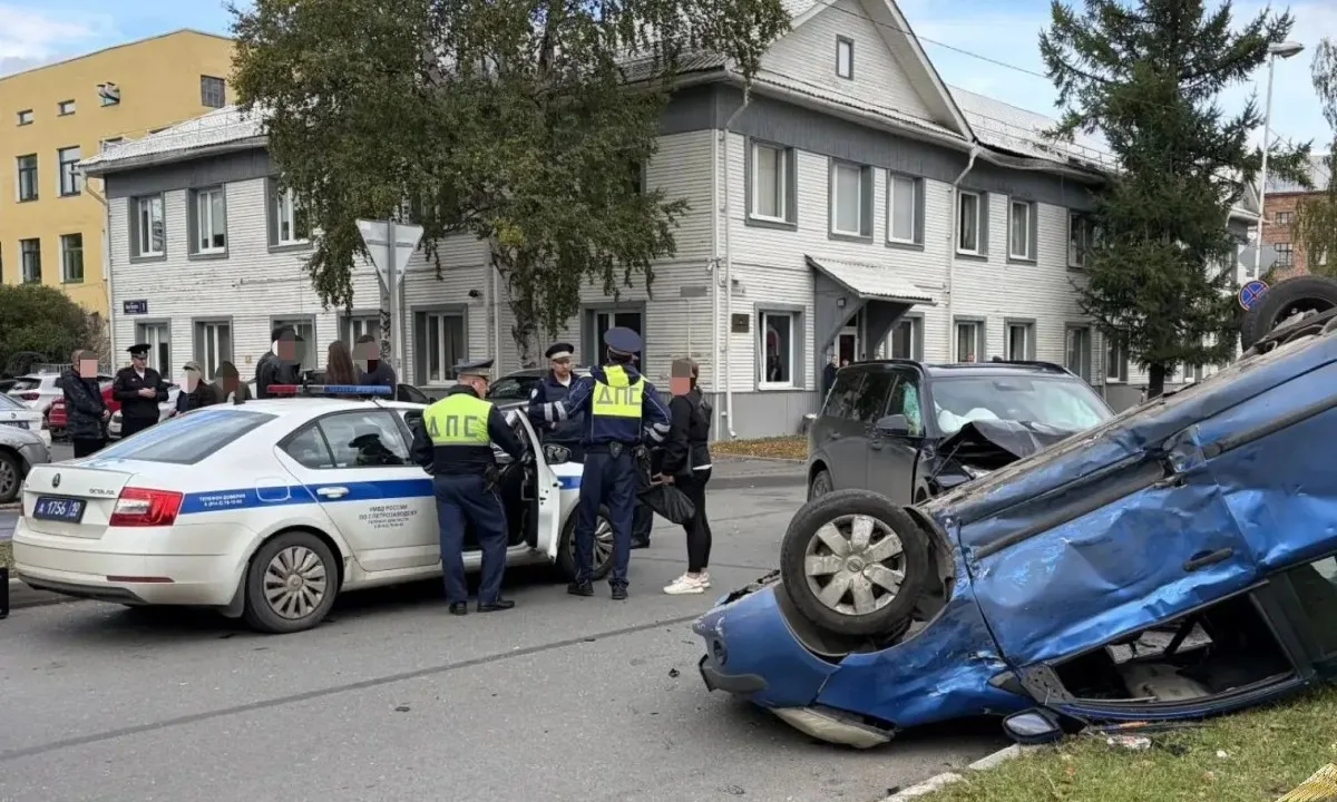 🚨 Смертельная авария в Петрозаводске: пассажир такси погиб