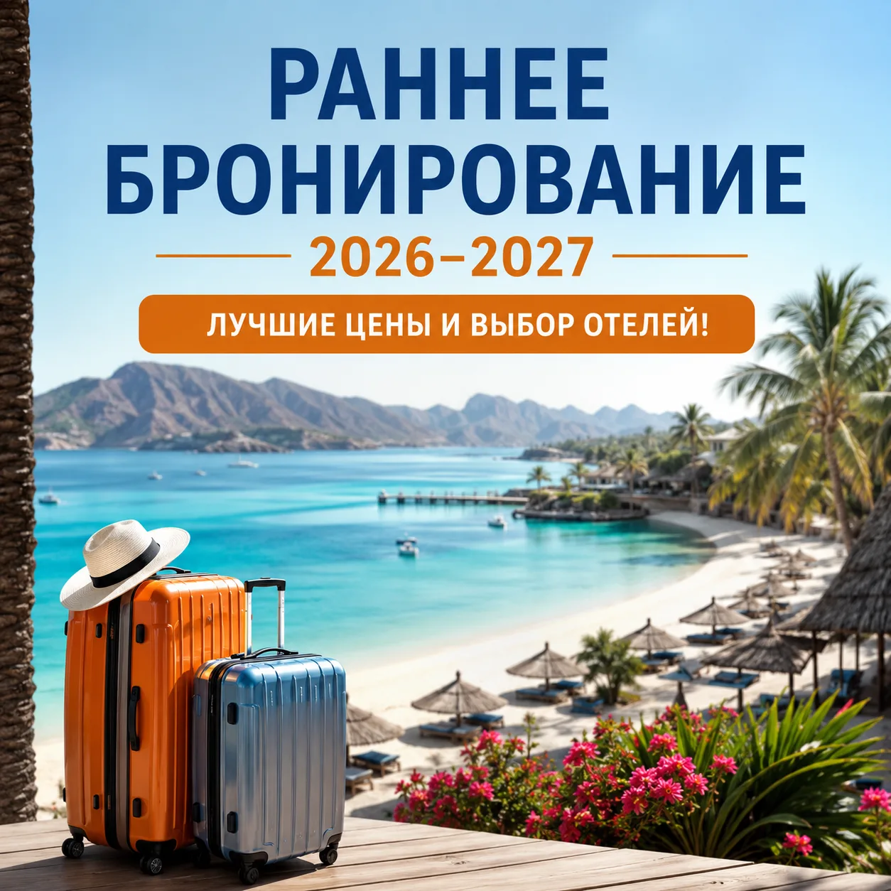 🌴 РАННЕЕ БРОНИРОВАНИЕ 2026–2027 УЖЕ ОТКРЫТО!