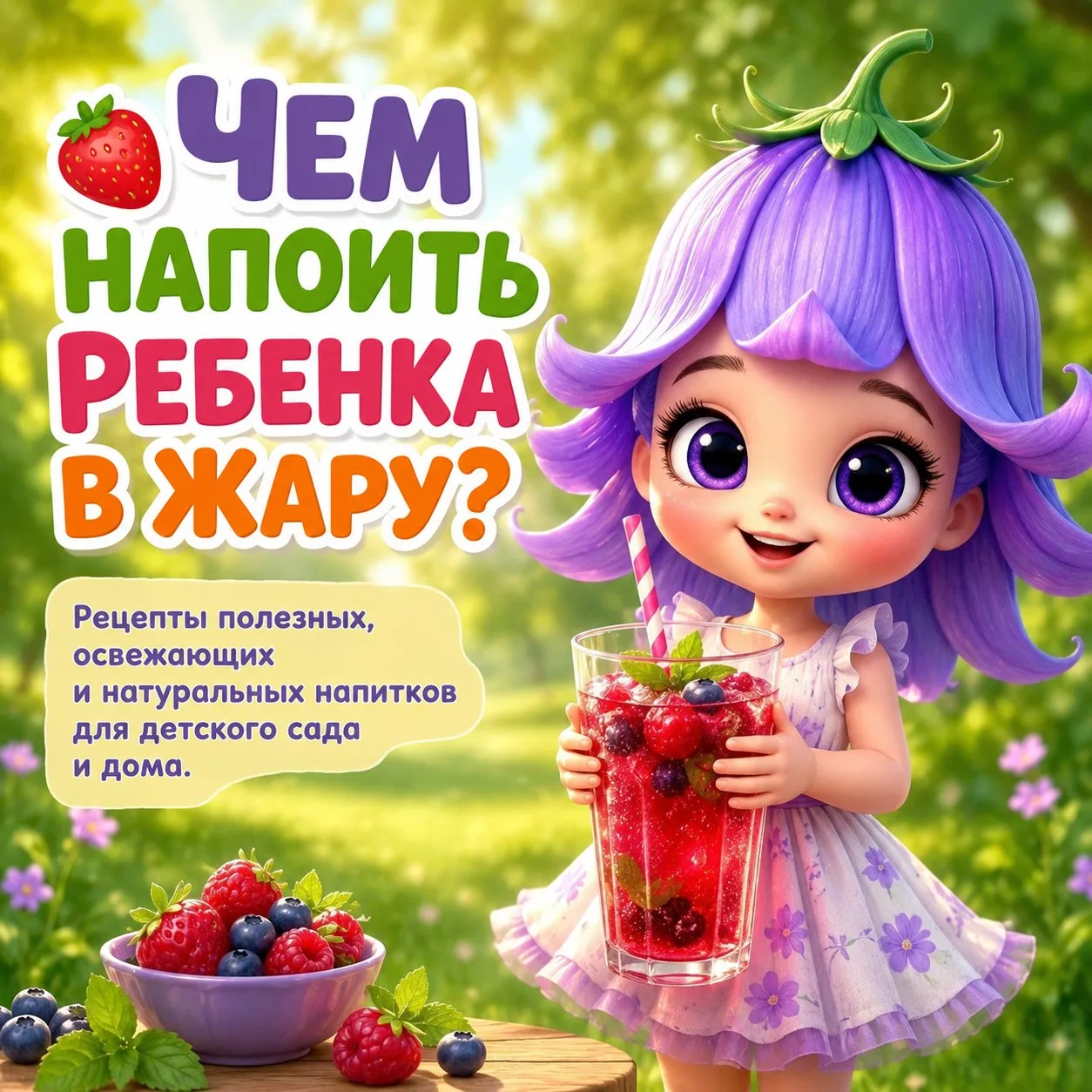 🔥 Жара + капризы = отказ от воды? Нашли решение!
Рецепты полезных, освежающих напитков уже в ленте.