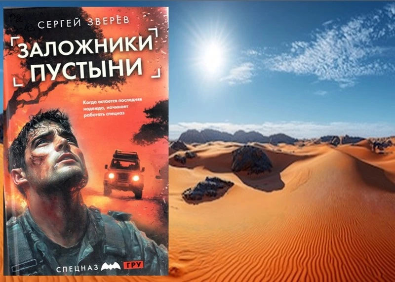 Новая книга на абонементе.Сергей Зверев «Заложники пустыни». Подробнее: https://bibliot...