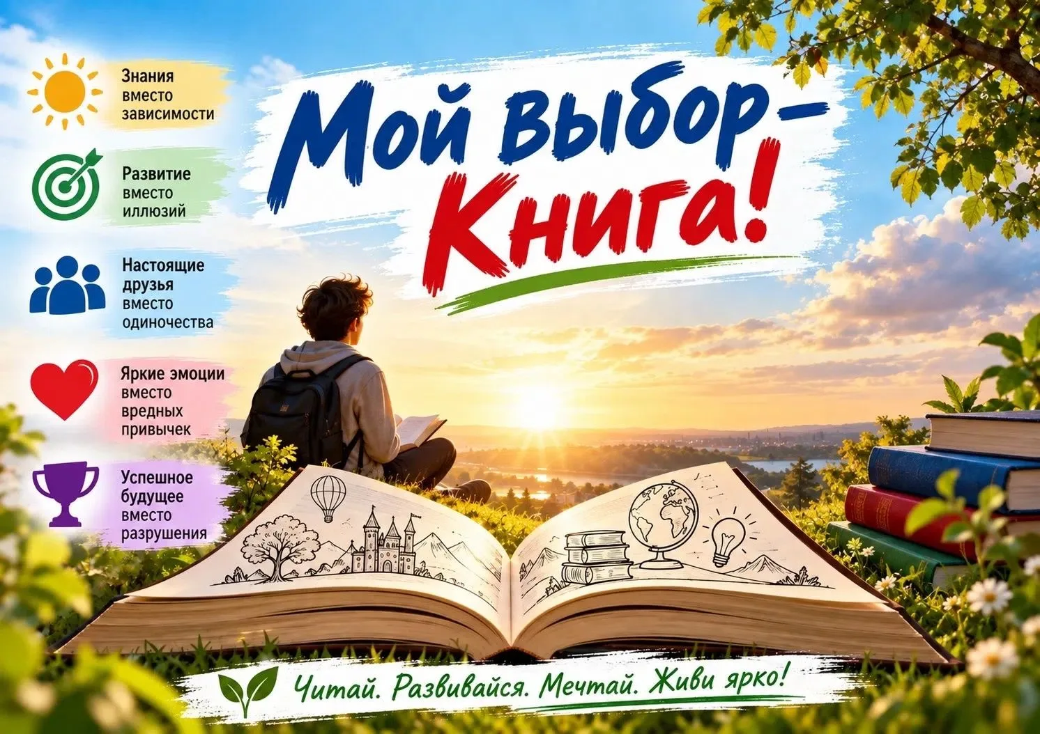 📚 В Центральной библиотеке прошла тематическая выставка в рамках антинаркотической акц...