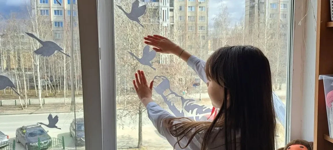 🌟 Ученики нашей школы присоединились к Всероссийской акции «Окна Победы»! 🌟  🕊️В преддверии великого