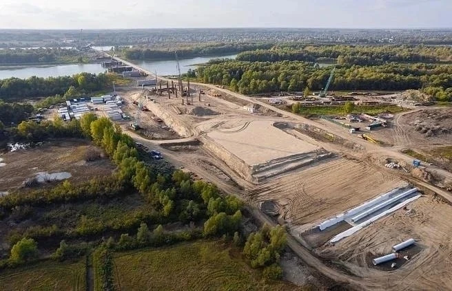 🛠Мост через Иртыш под Омском строят с опережением графика