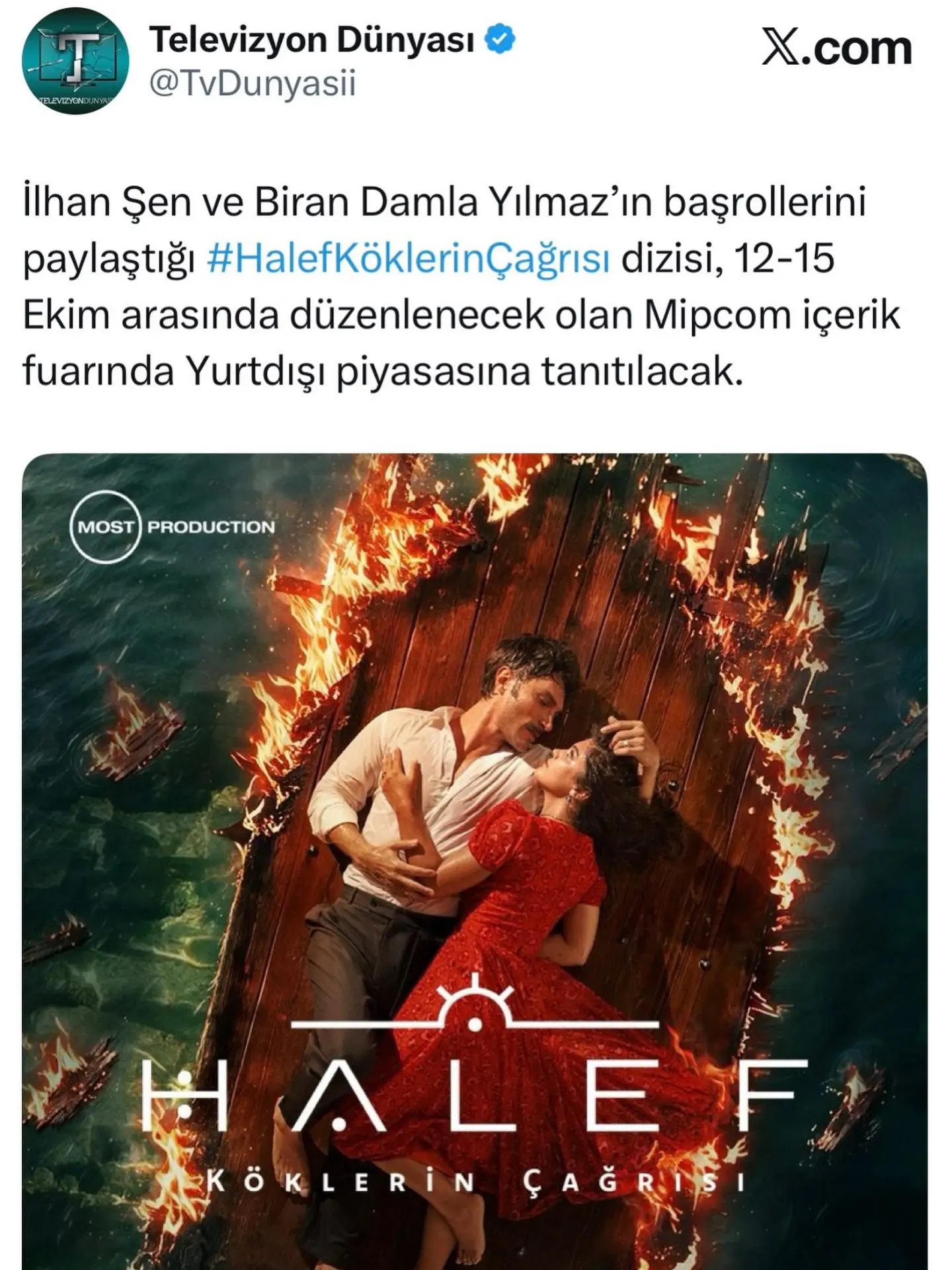 💥 Сериал "Преемник" с Ильханом Шеном и Биран Дамлой Йылмаз в главных ролях будет предс...
