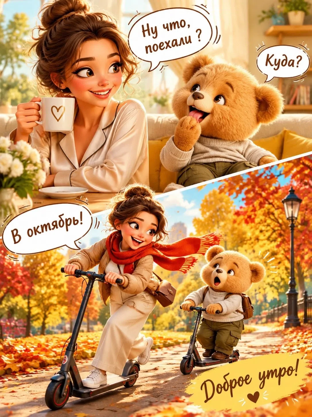☕Доброе утро! 🍁