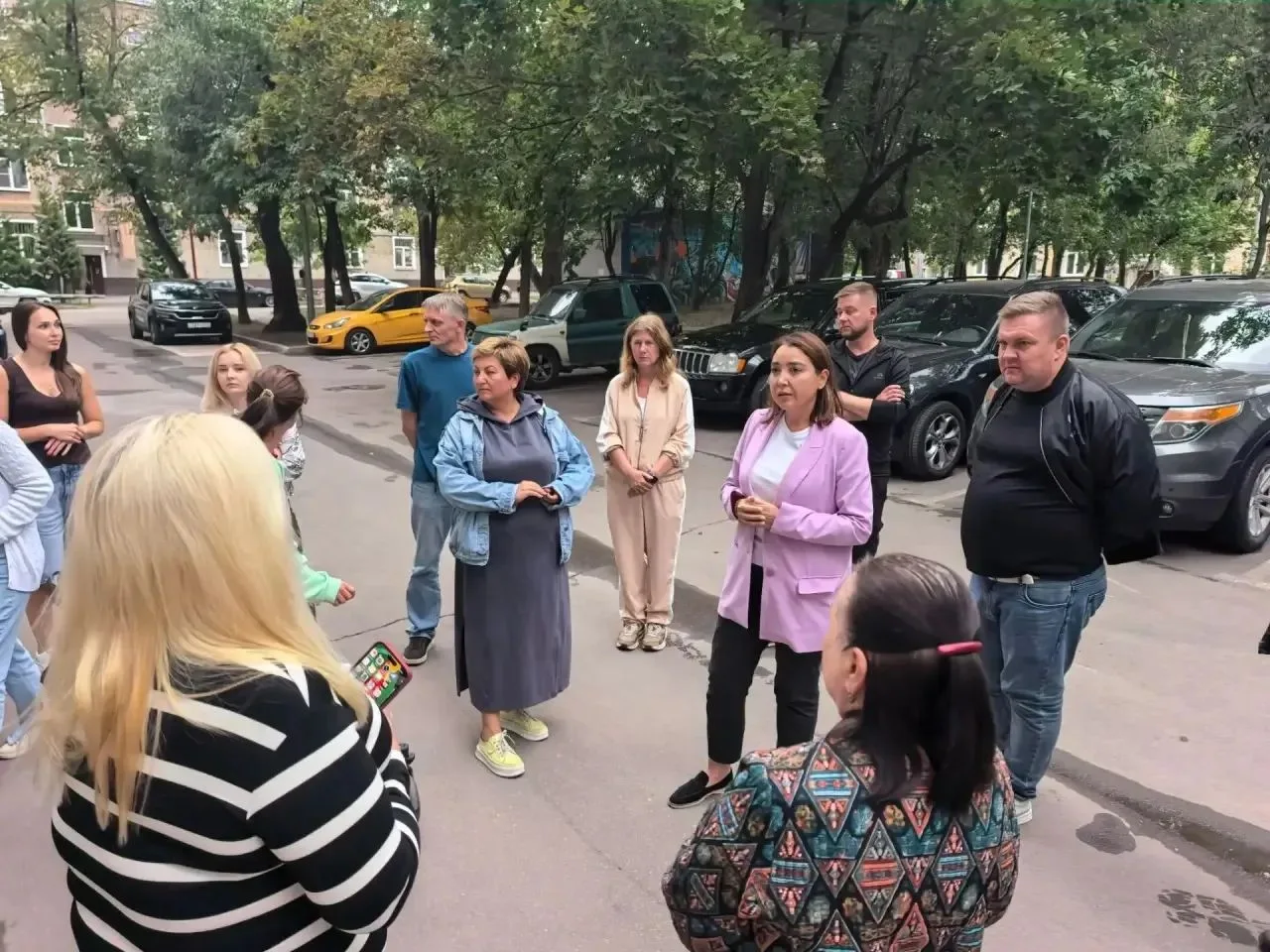 ◽️В Марьиной Роще состоялся обход территории района главой управы Александрой Фадеевой ...