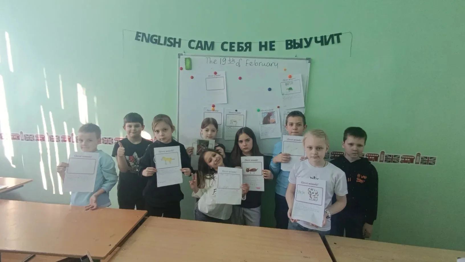Сегодня в 3 б и 3 в классах прошли увлекательные уроки по английскому языку, ребята подготовили расс