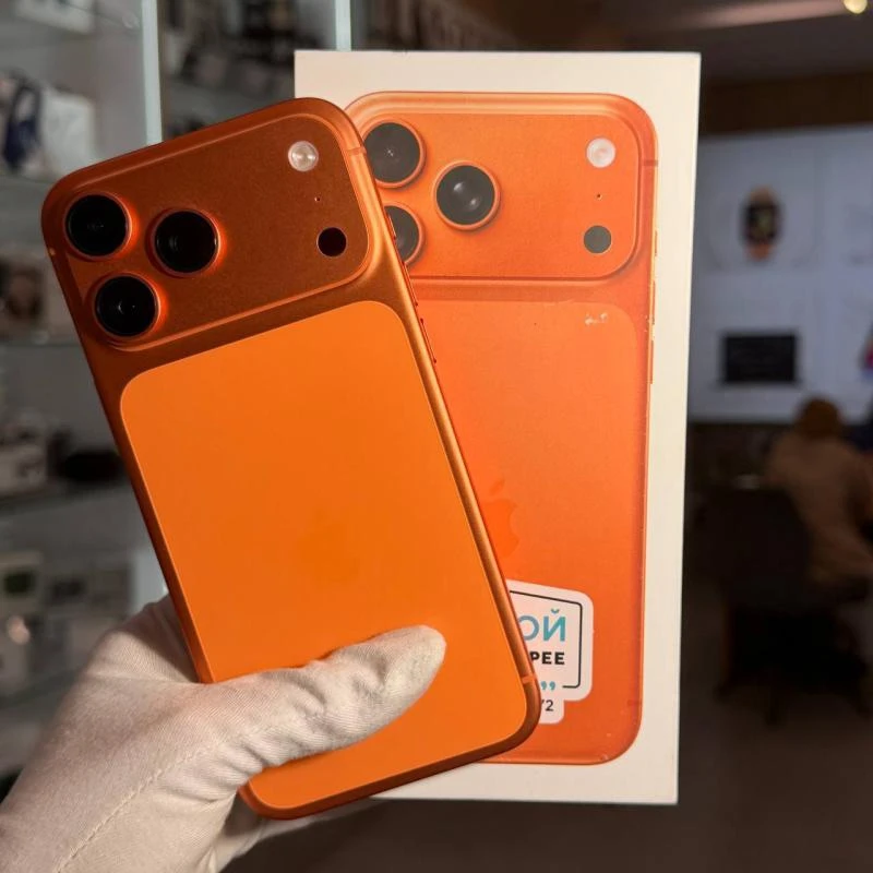 iPhone 17 Pro Max 256Гб оранжевый б/у

Клубная цена: 94.990₽

Описание: 
💗Телефон в нормальном сост