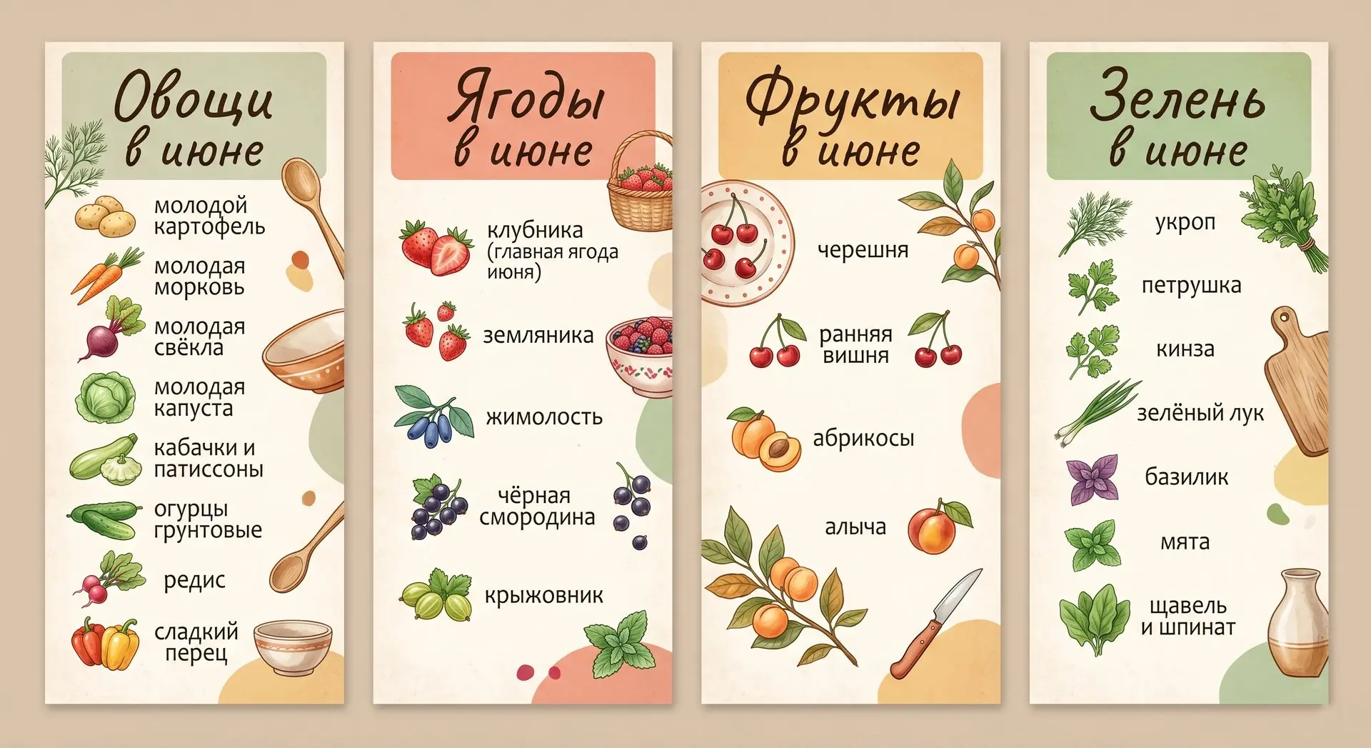 Первый месяц лета — самое щедрое время. На рынках наконец появляется то, по чему скучал...