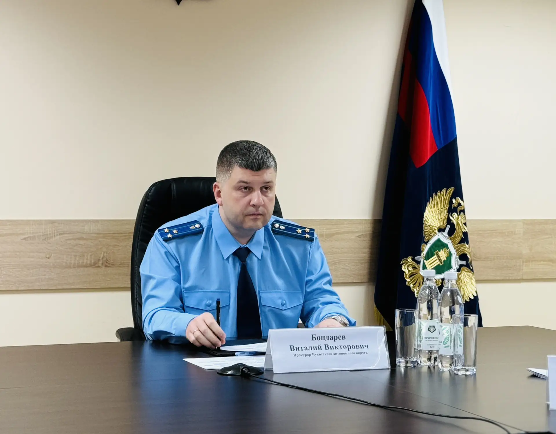 Прокурор округа Виталий Бондарев провел личный прием жителей Анадырского района