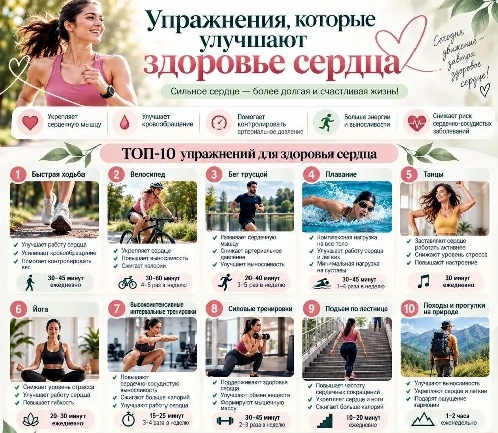 Сердце любит движение