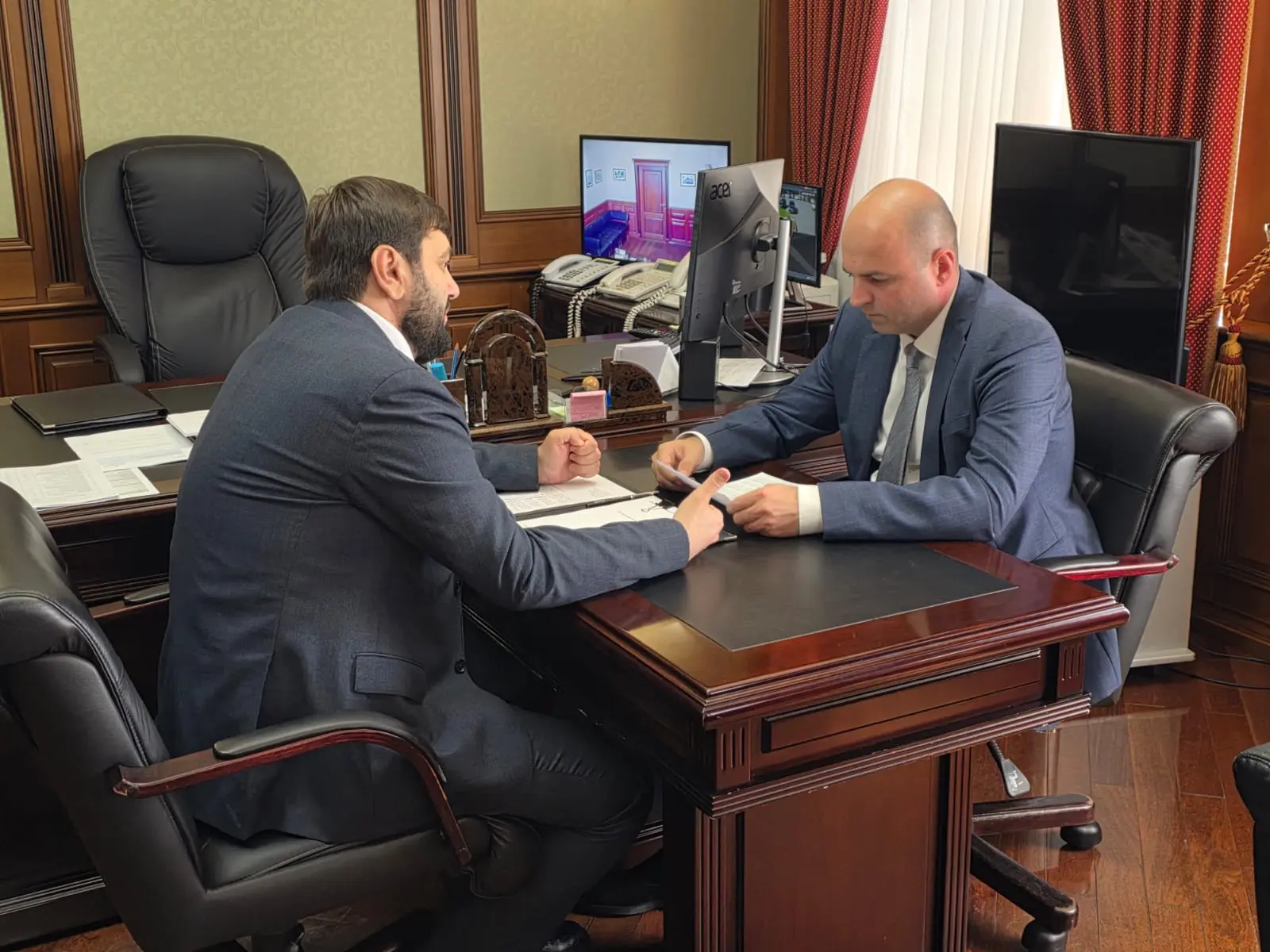 Состоялась рабочая встреча Уполномоченного по правам человека в Ингушетии и вице-премье...
