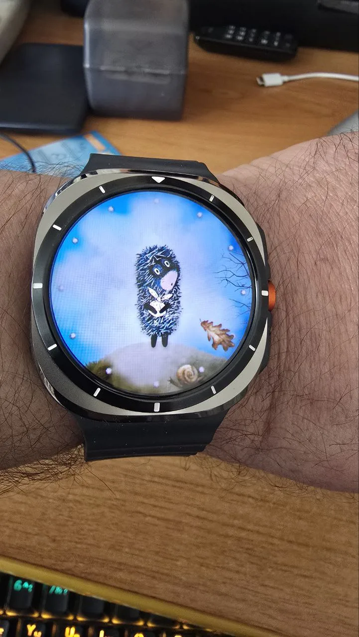 #WatchFace Легендарный Ёжик в ТУМАНЕ на WearOS