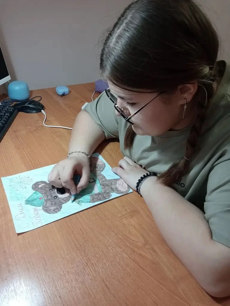 🐻 Махнова Виктория, обучающаяся 8 класса, присоединились ко Всероссийской акции «Мишка...
