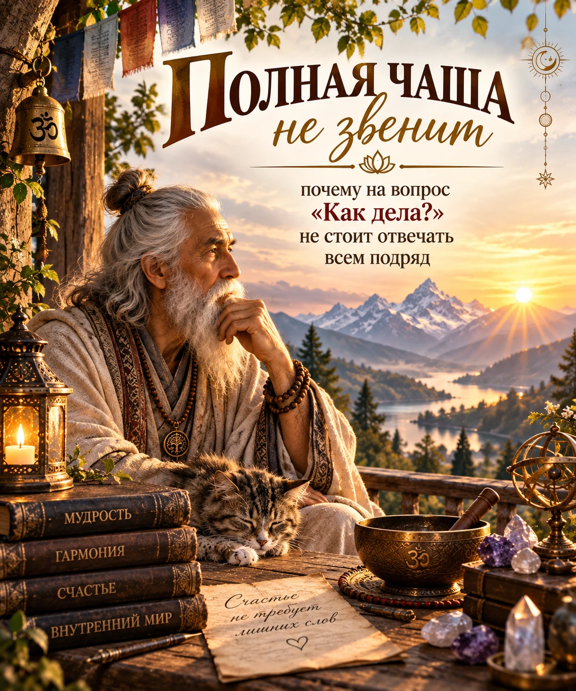 🖤 Полная чаша не звенит: почему на вопрос «Как дела?» не стоит отвечать всем подряд
