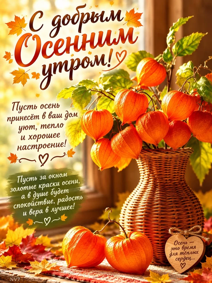 Осеннее, тихое утро выходного дня... Кажется оно создано для того, чтобы услышать себя.