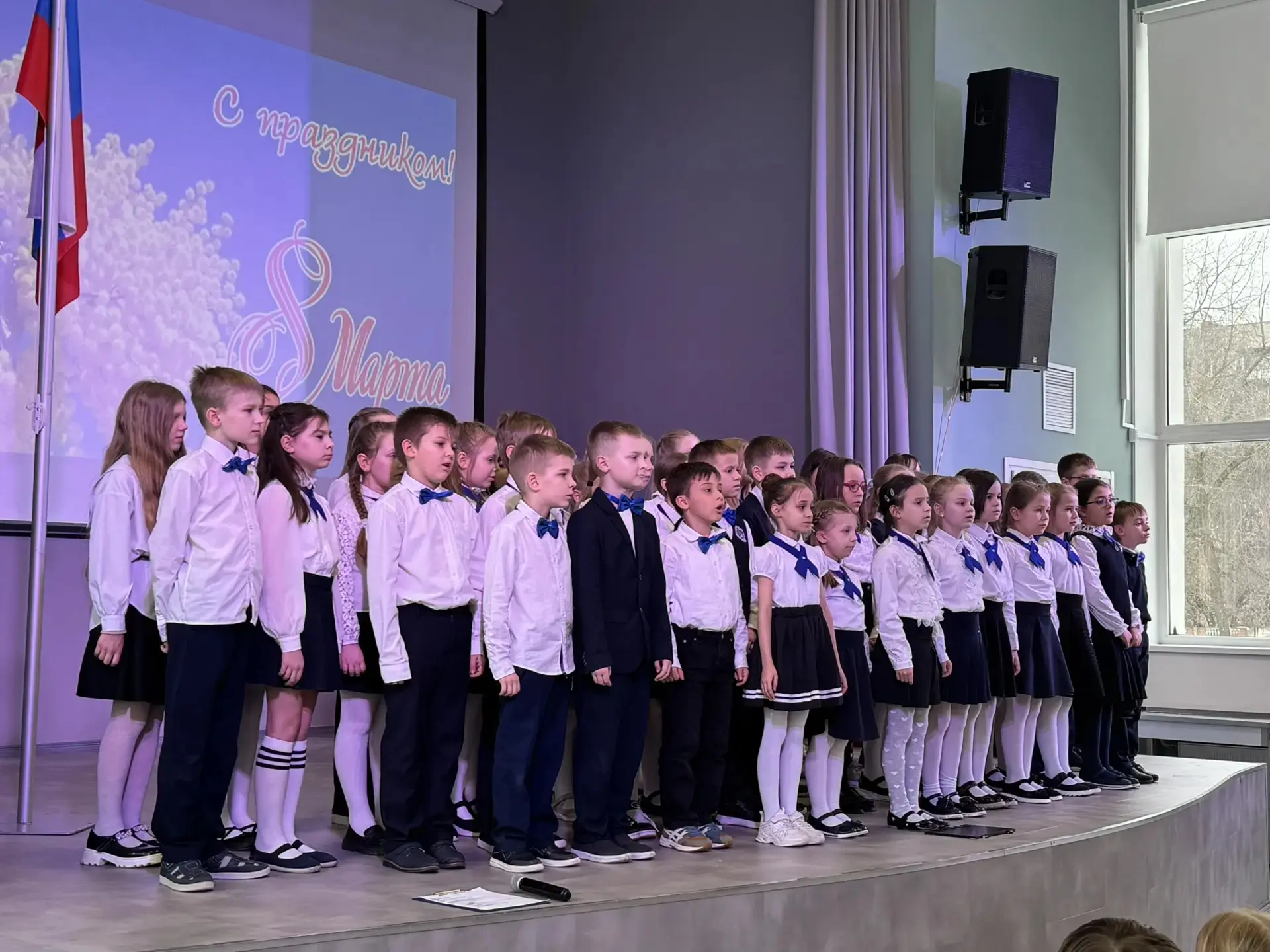 📅Сегодня, 3 марта 2026 года, в нашей школе прошел концерт, посвященный Международному женскому дню 8