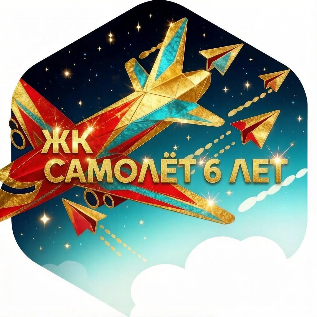 😉Друзья, сегодня у нашего телеграм канала «ЖК Самолёт Люберцы» особенная дата — нам исполняется 6 л