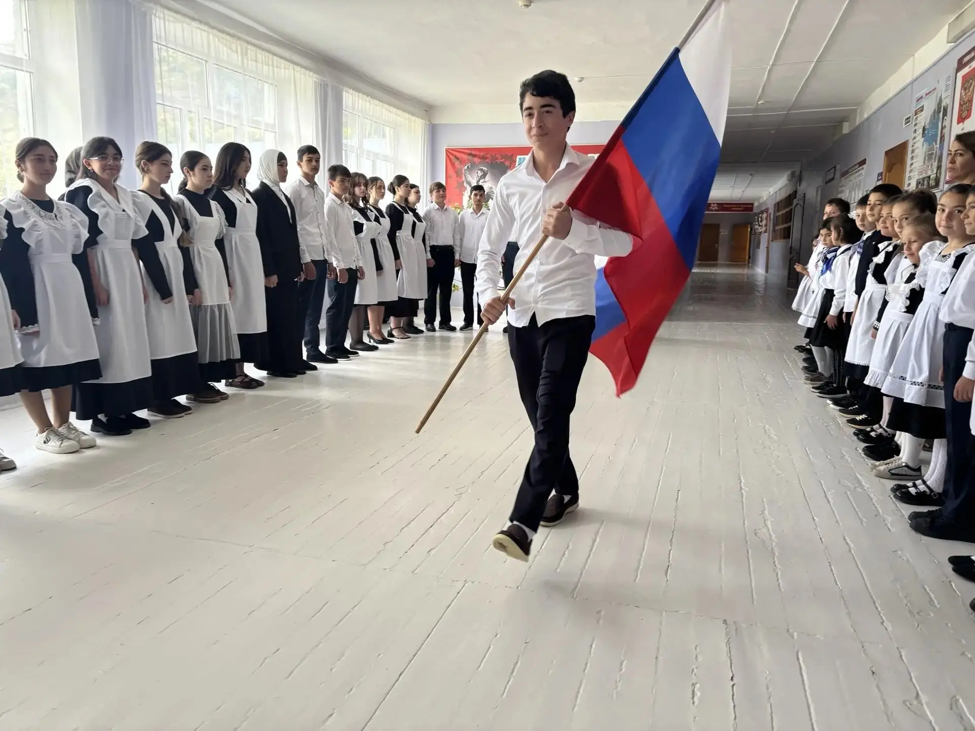 Торжественное начало нового учебного года в МБОУ «СОШ а.  Джегута»