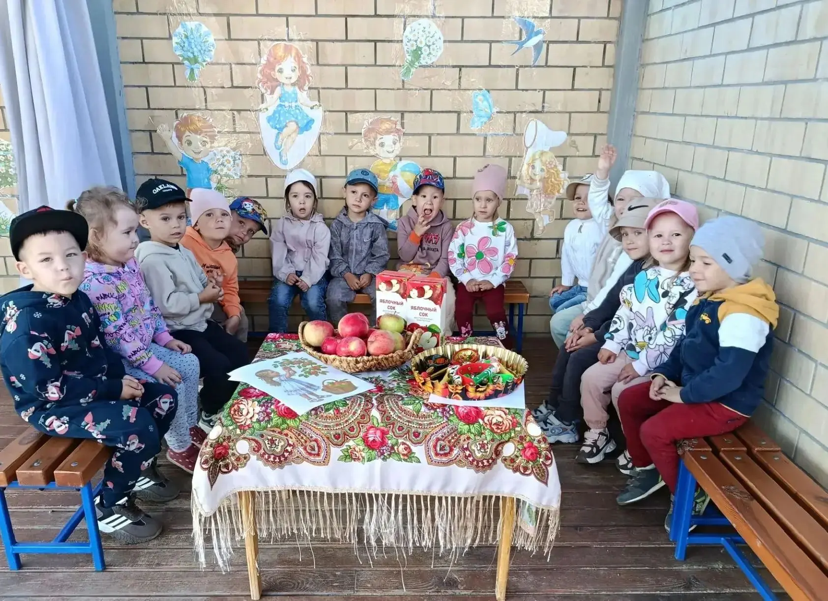 Яблочный Спас в "Ладушках"🙌: аромат яблок и детского творчества!🎨