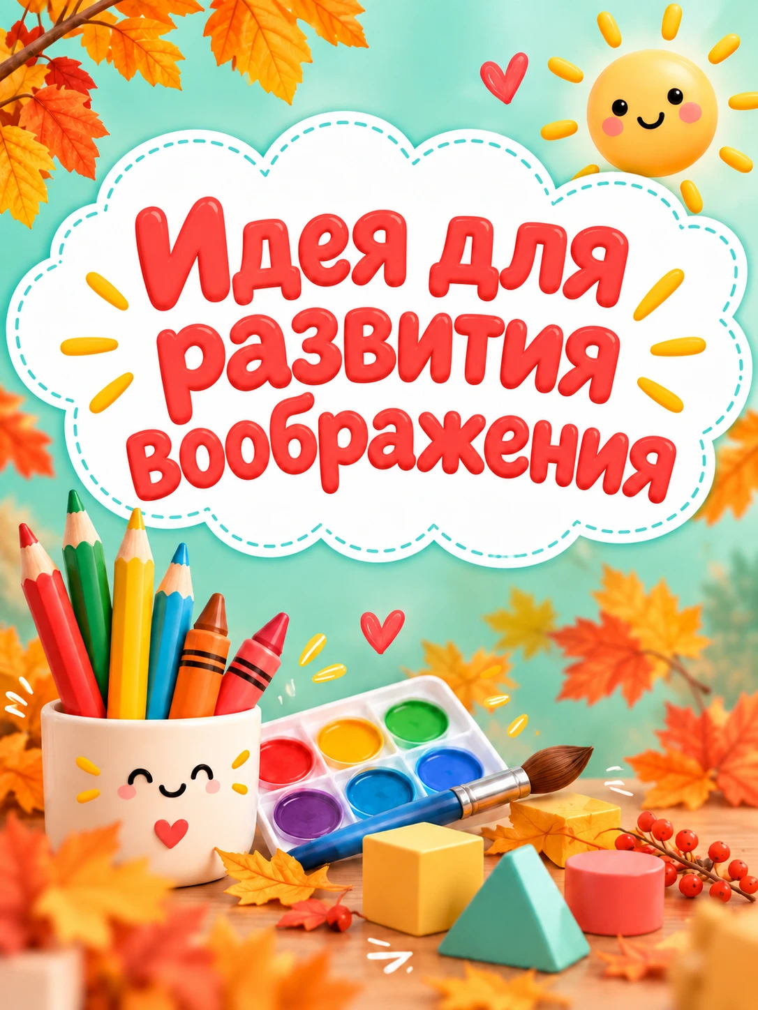 Иногда для развития воображения не нужны сложные игры и долгие подготовки 💛