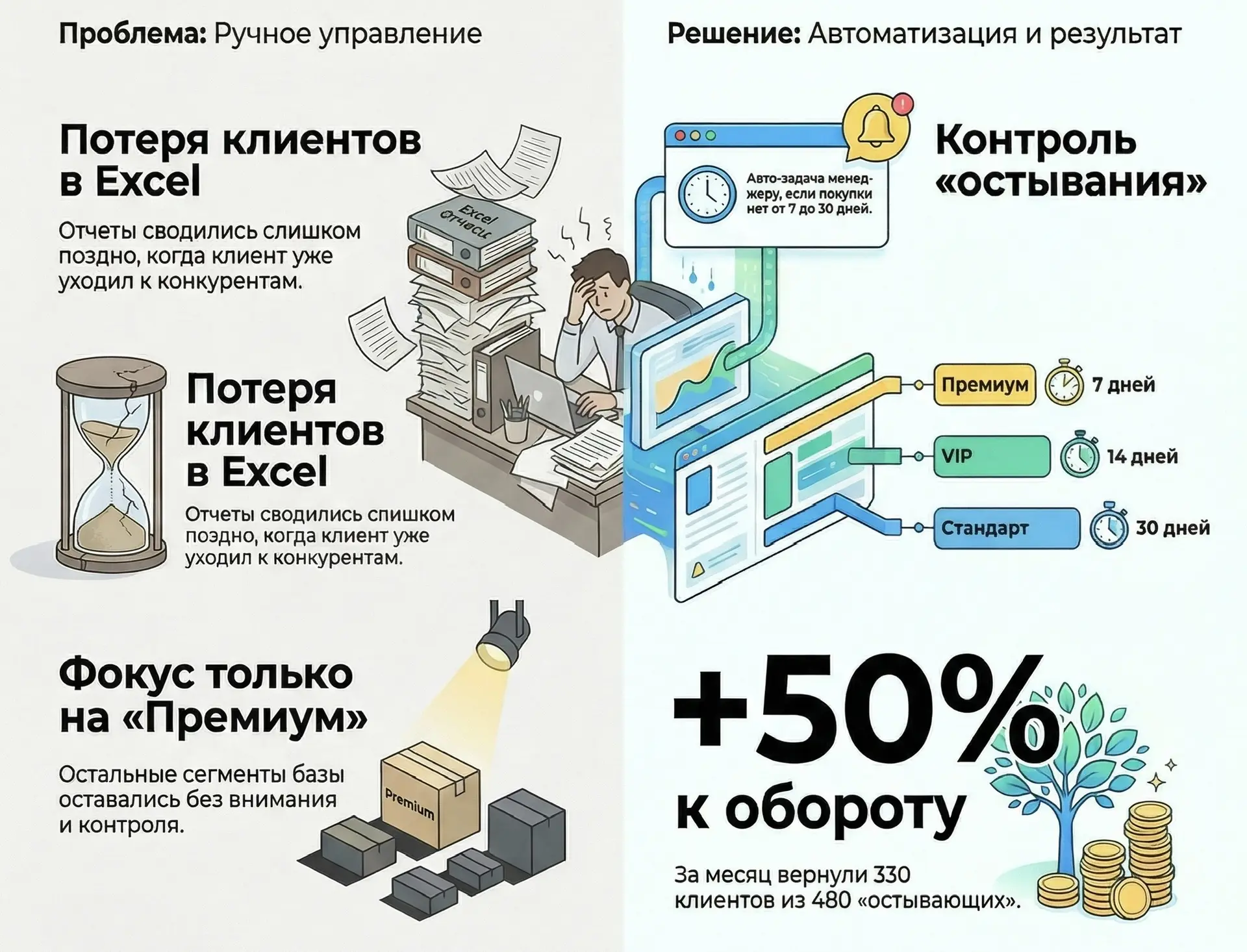 Рассказ из личного опыта, когда CRM это реально рабочий инструмент приносяций деньги.