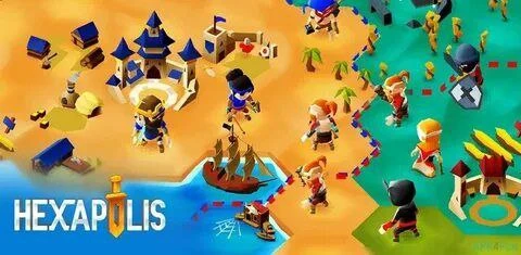 🕹Hexapolis – затягивающая стратегическая игра с пошаговой боевой системой и яркой мультяшной график