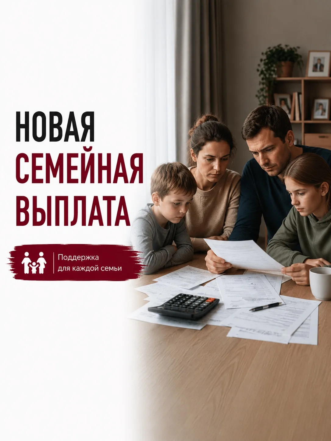 ❓ Как зачисляется семейная выплата?

🔹 Когда
В течение 5 рабочих дней после принятия решения о назн