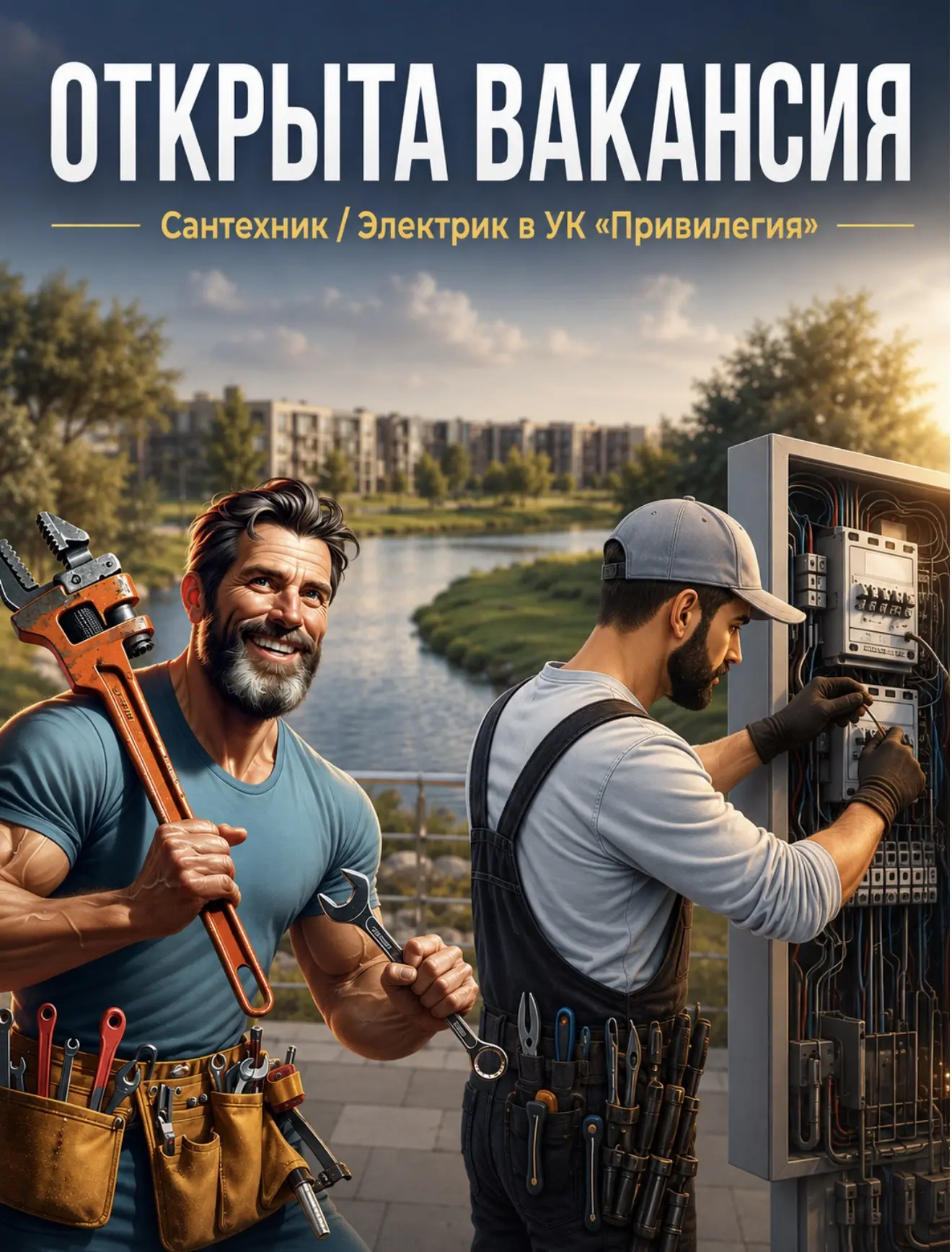 🛠 РАБОТА В УК «ПРИВИЛЕГИЯ»! ИЩЕМ СПЕЦИАЛИСТОВ В КОМАНДУ!