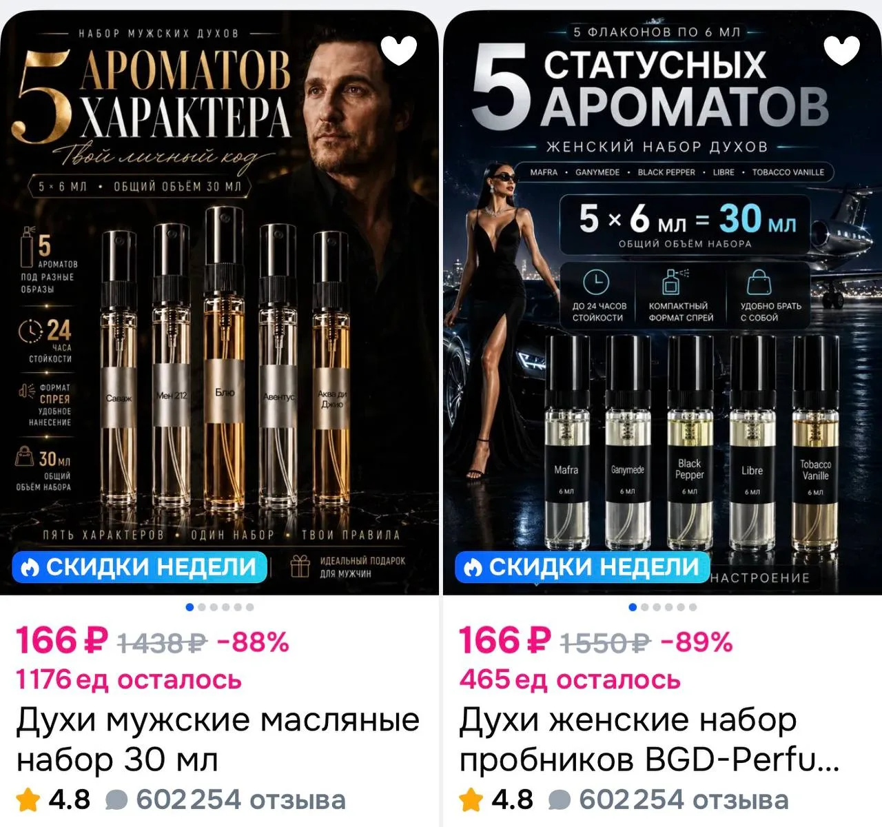 🌸 Духи набор пробников