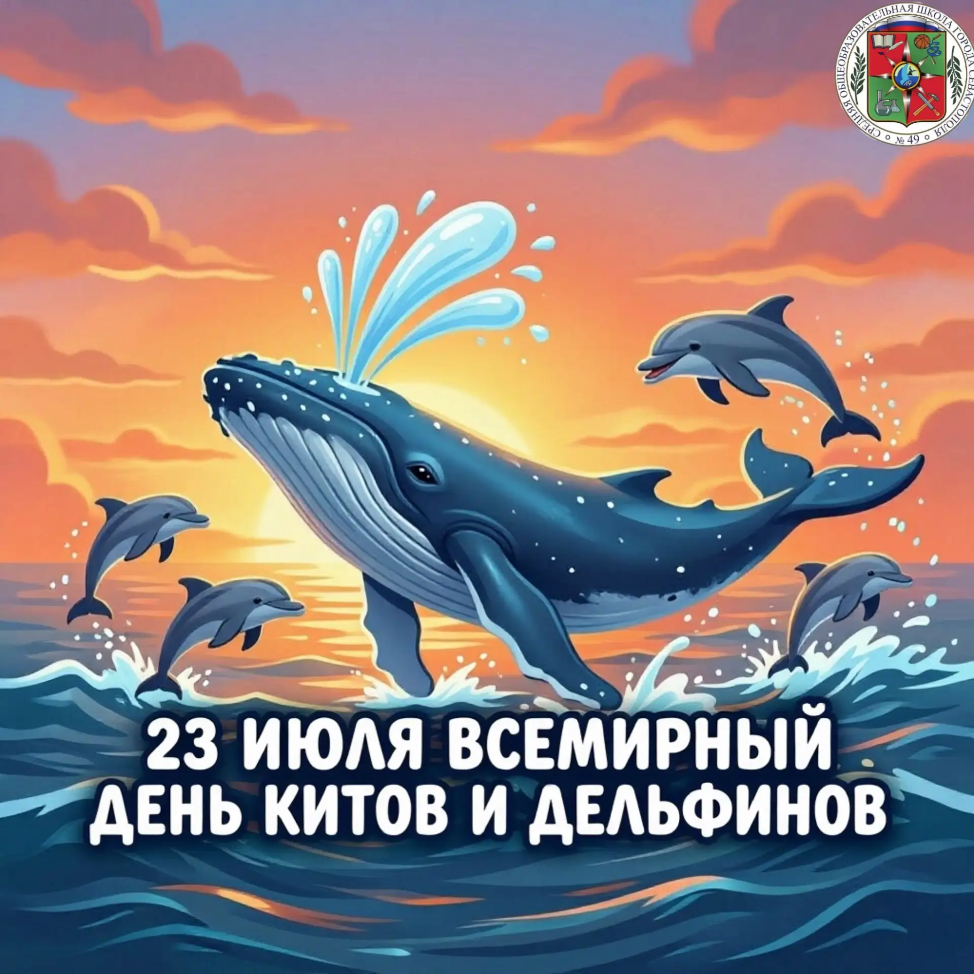🐳23 июля в каждом уголке планеты отмечается праздник «Всемирный день китов и дельфинов».

🌊Предпос