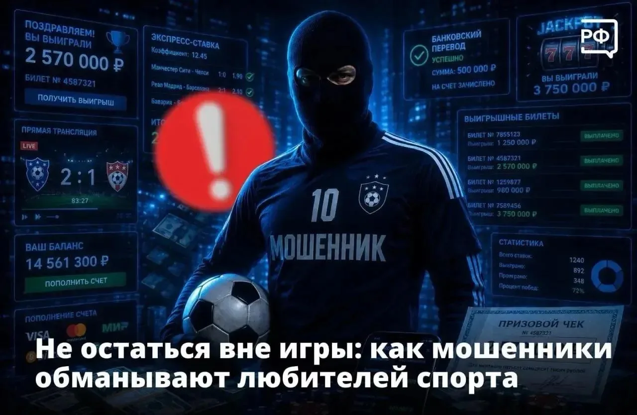🚩 Спорт — это честная игра. Но не для мошенников!