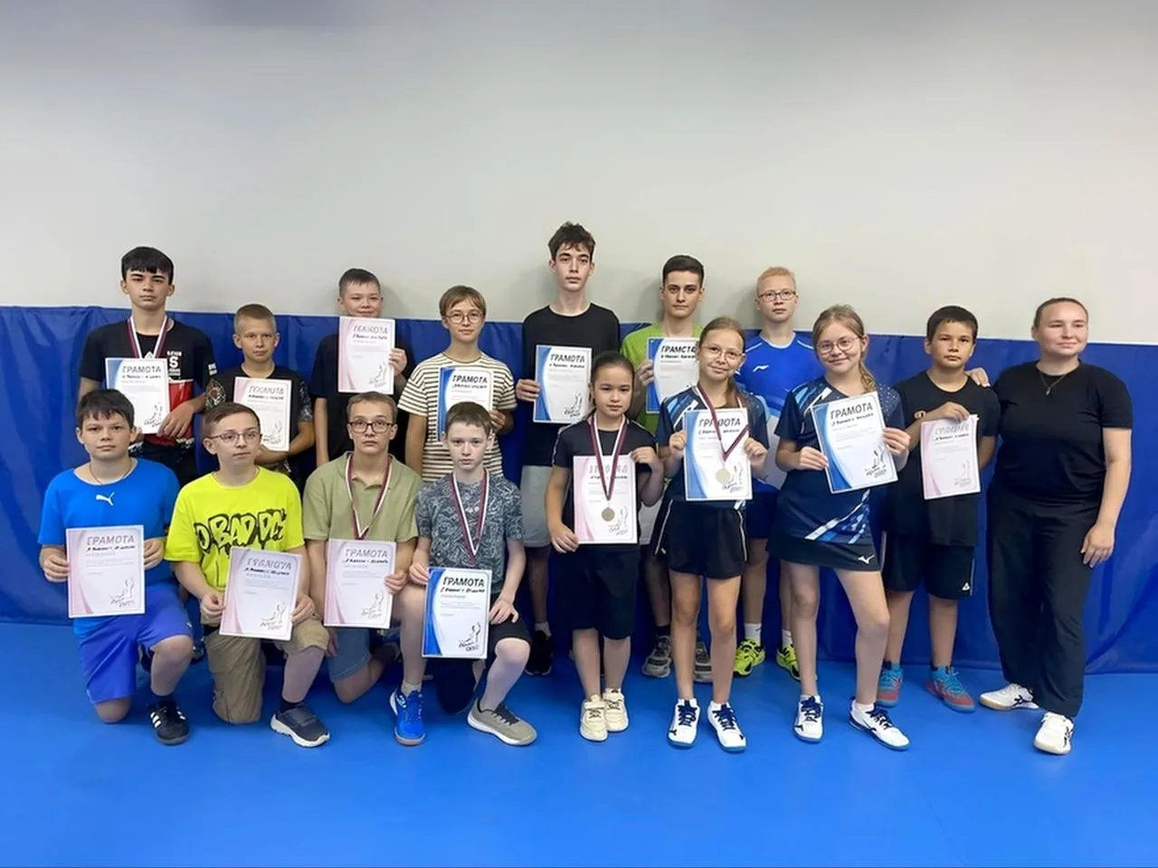 🏓 Результаты детского турнира