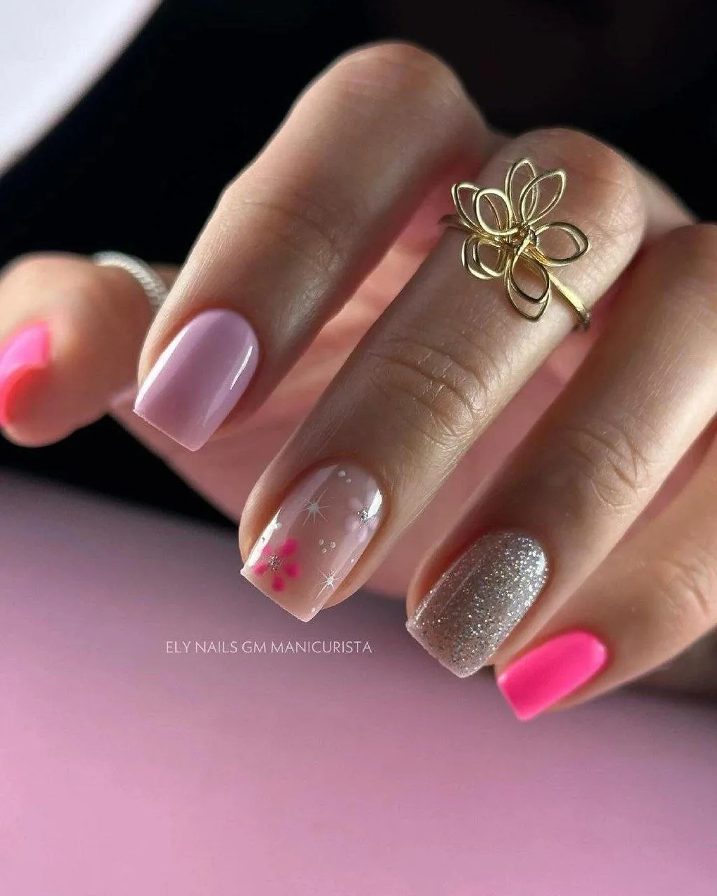 4 идеи маникюра на короткие ногти💅