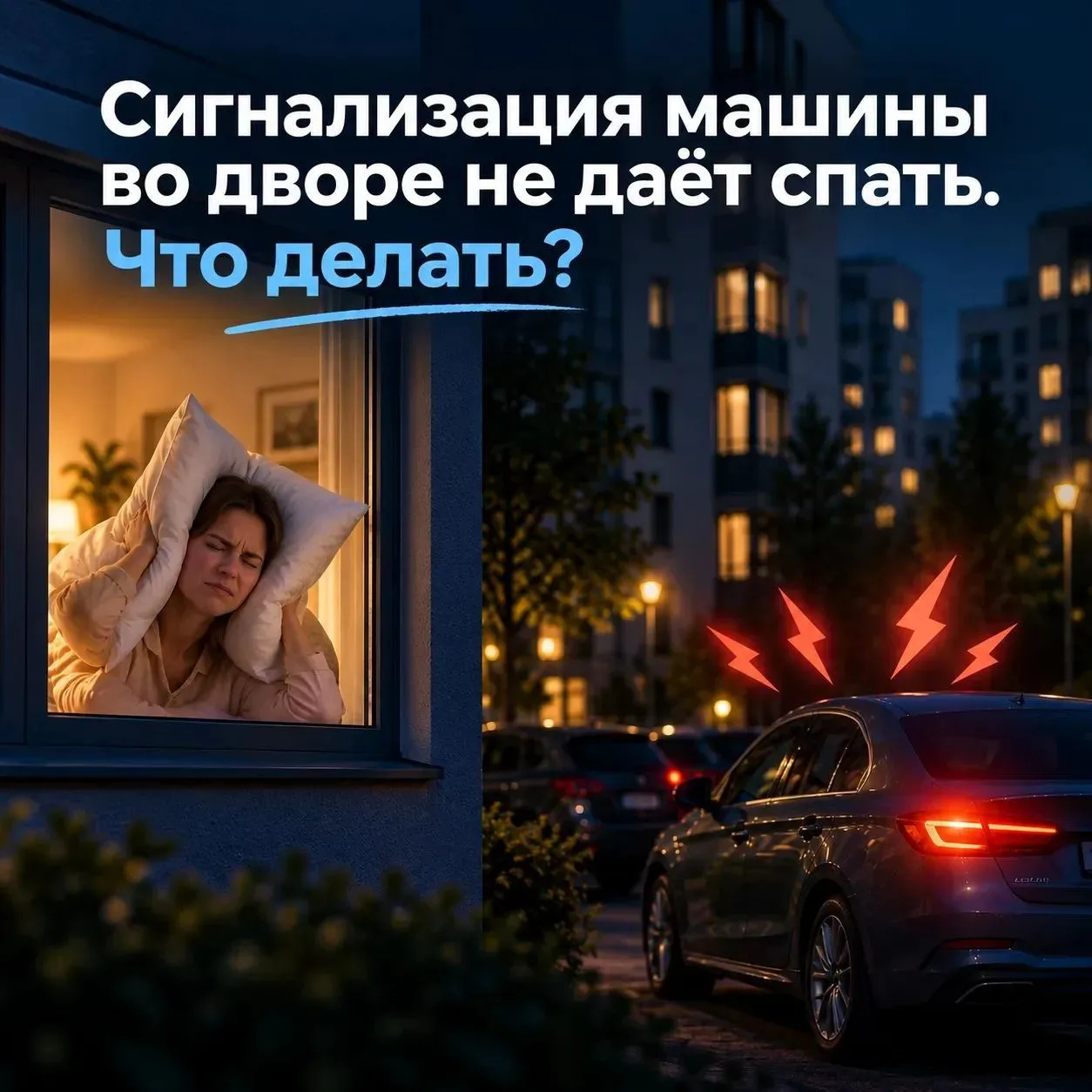 🚗 СИГНАЛИЗАЦИЯ МАШИНЫ ВО ДВОРЕ НЕ ДАЁТ СПАТЬ. ЧТО ДЕЛАТЬ?