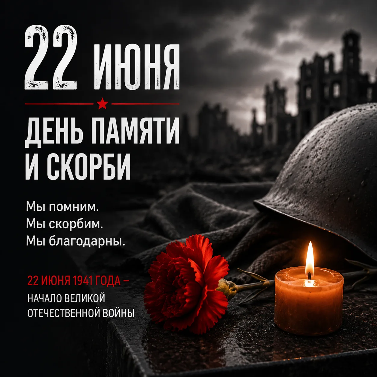 Сегодня, 22 июня, мы отмечаем День памяти и скорби – день, когда мы чтим подвиг нашего ...