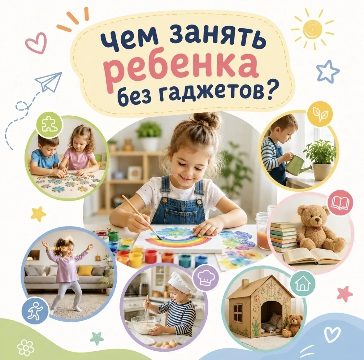 📵 Чем занять ребёнка без гаджетов?