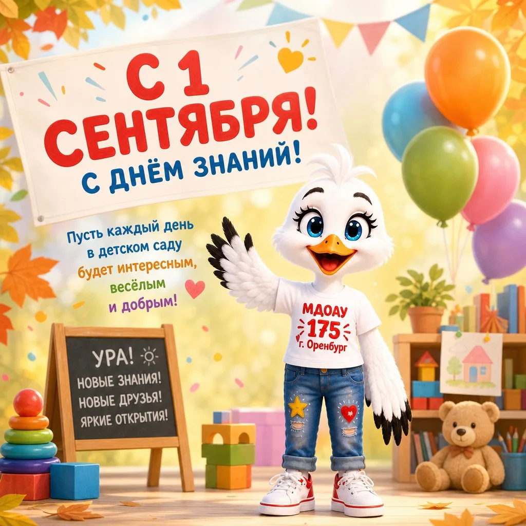 🎉 С 1 сентября — с Днём знаний! 🎉🍂 Вот и закончилось лето — яркое, солнечное, полное...