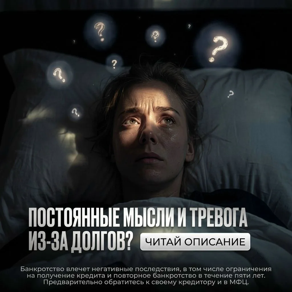 Постоянные мысли о долгах не дают спокойно жить?