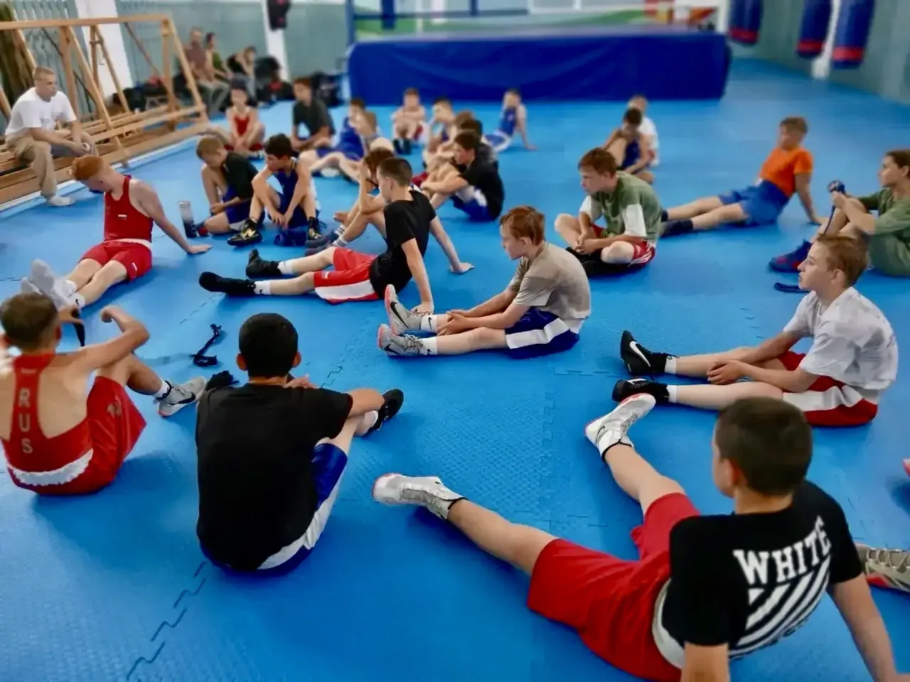 🥊14 июня в станице Новониколаевской провели совместную открытую тренировку со спортсменами  отделен