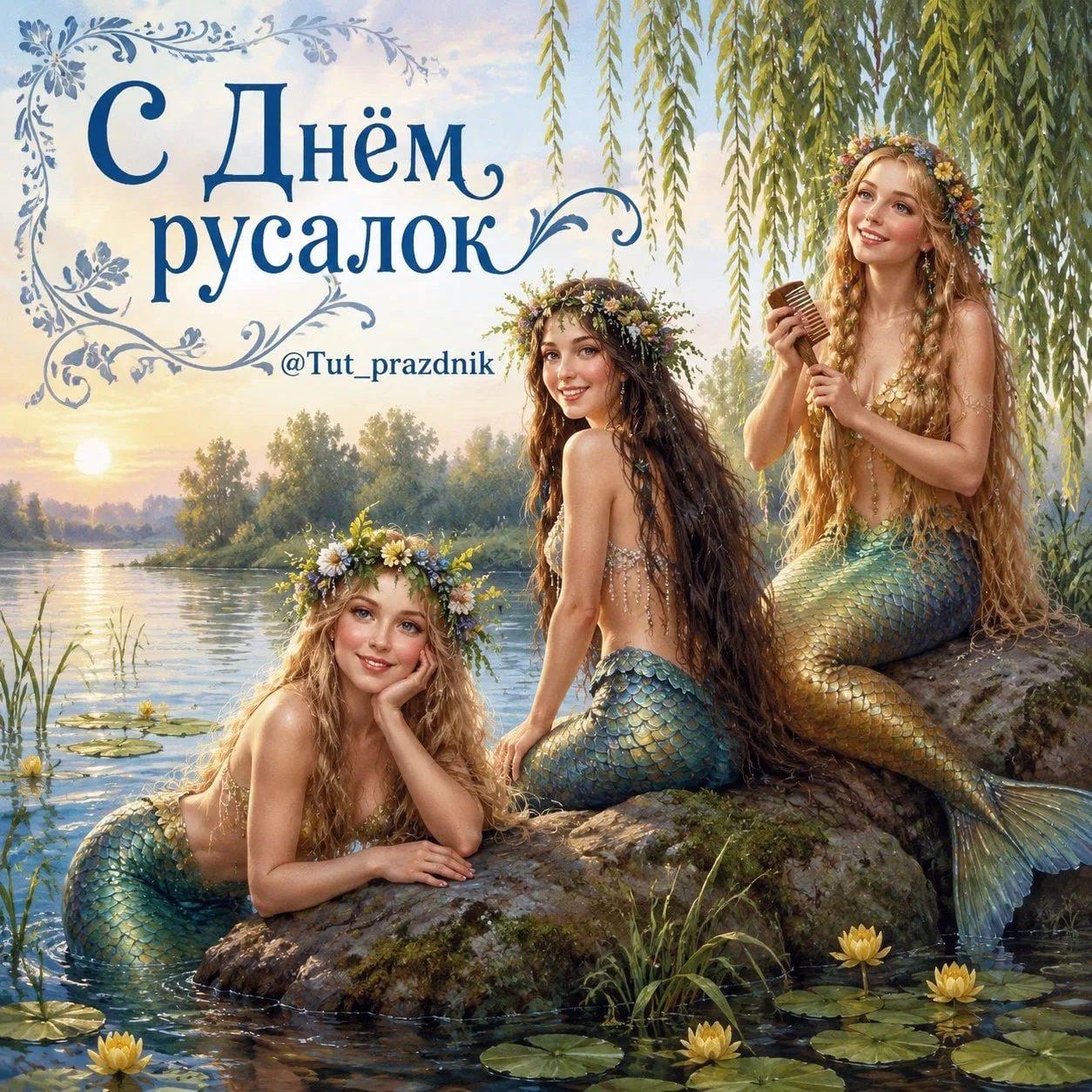 🧜‍♀️🌊 19 июня — День русалок 🌊🧜‍♀️

Сегодня отмечается один из самых загадочных и сказочных праз