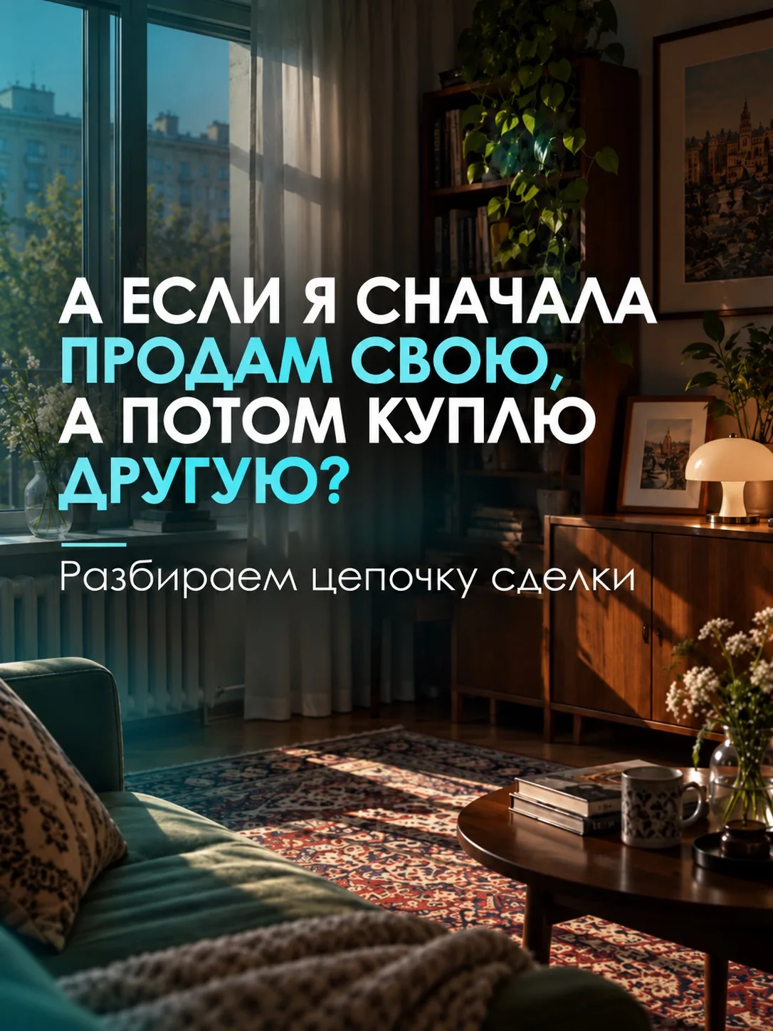 А если я продам свою квартиру — и не успею купить другую?