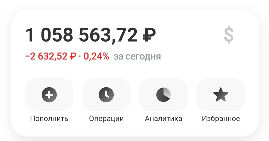 💸 Пополнение портфеля: 220 ₽