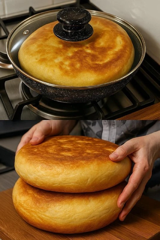 ПОВЕРИТЬ ТРУДНО, НО ЭТОТ ХЛЕБ Я ПРИГОТОВИЛА ПРЯМО НА СКОВОРОДЕ! 🍞🔥 МЯГКИЙ, ВОЗДУШНЫЙ,...