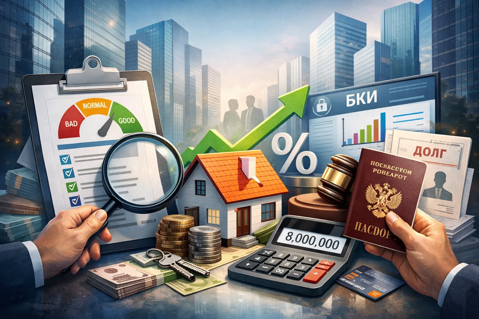 💳 Кредитная история — решает почти всё при ипотеке