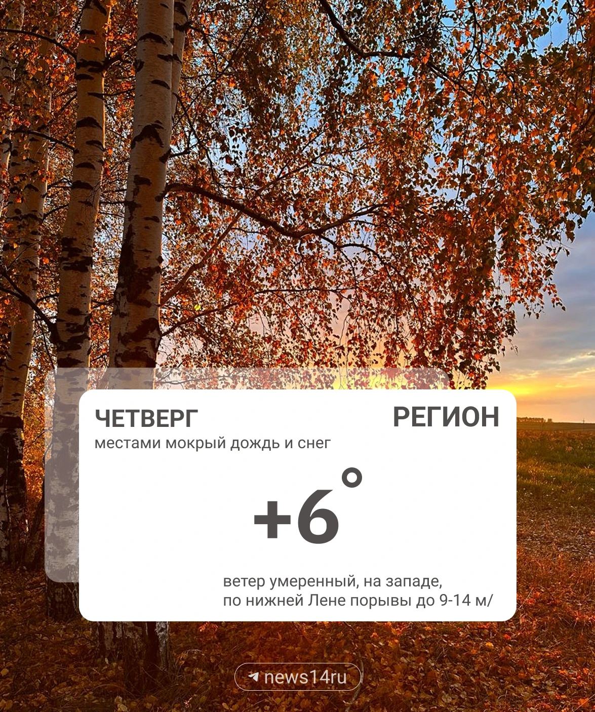 Погода 1 октября.