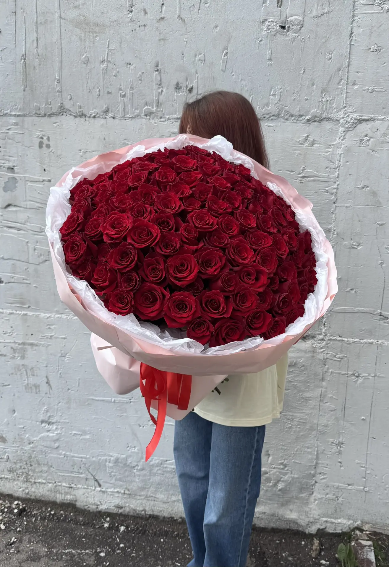101 красная роза 60 см - 26690₽ 🔥🌹
