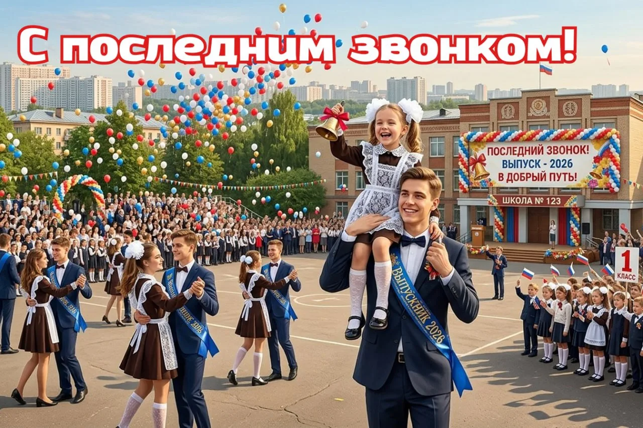 🔔Последний звонок — и школа позади  Выпускники, сегодня ваш день. Дальше — экзамены, взрослая жизнь 