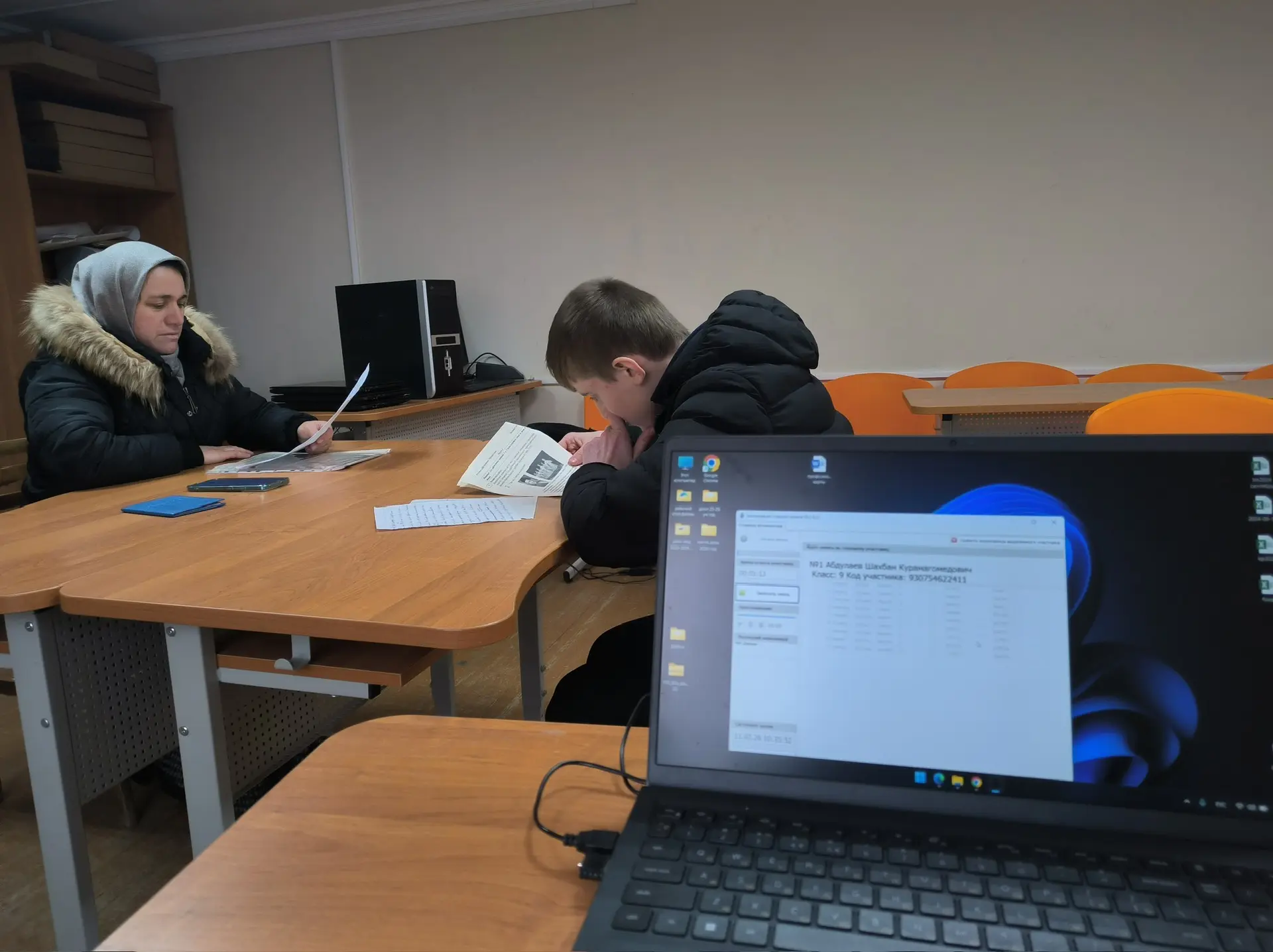 В МКОУ«Тохотинская СОШ» 11.02.2026 года прошли итоговое собеседование (ИС 9 ) по русско...