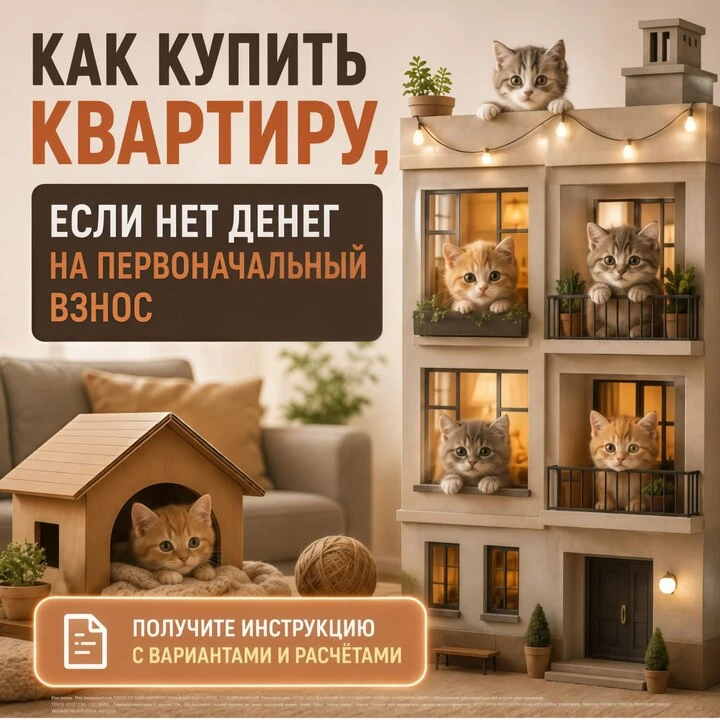 Нет денег на первоначальный взнос? 5 способов всё-таки купить квартиру